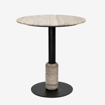 Bistrotafel vein travertine grey