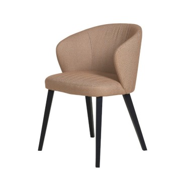 Eetkamerfauteuil michelle hout
