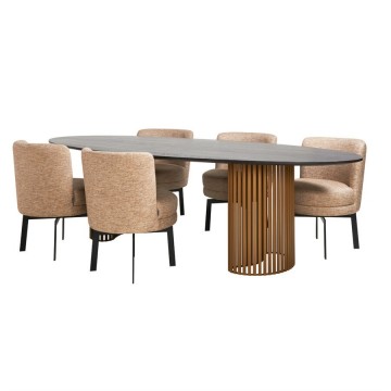 Eetkamertafel kidney ovaal keijser en co