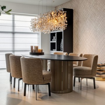 Eettafel kidney ovaal stoop furniture