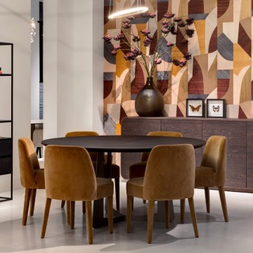 Eettafel vario rond keijser en co