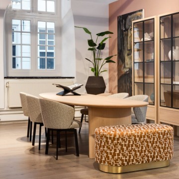 Eettafelstoel michelle metaal