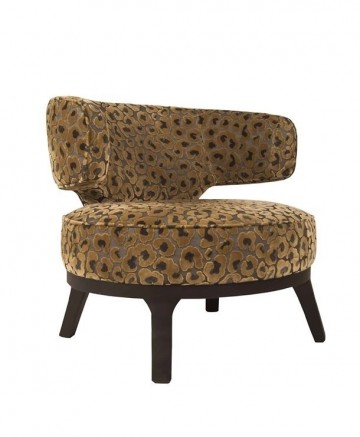 Fauteuil in panterprint