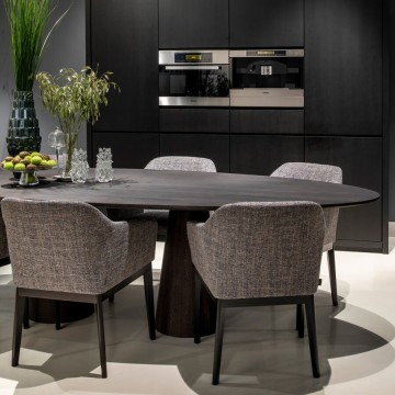 Ovale tafel keijser en co cone stoop furniture den haag