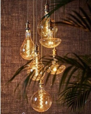 Set lampen gold