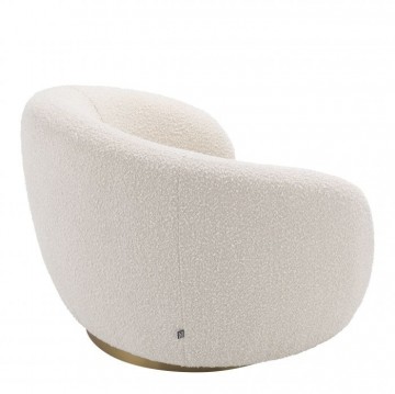 Swivel chair brice boucle cream