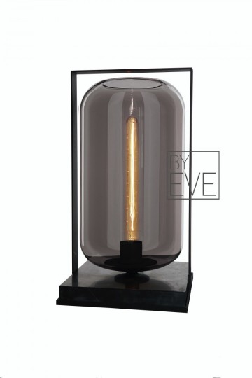 Table tube wood grey stoop