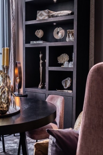 Vakkenkast zwart keijser en co