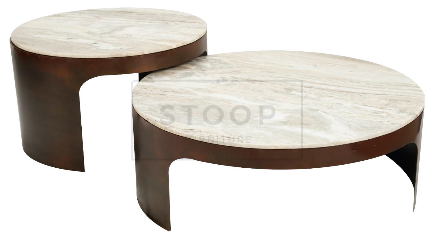 Behandeling Charlotte Bronte toetje Salontafel set Toscane - Tafels - Stoop Furniture