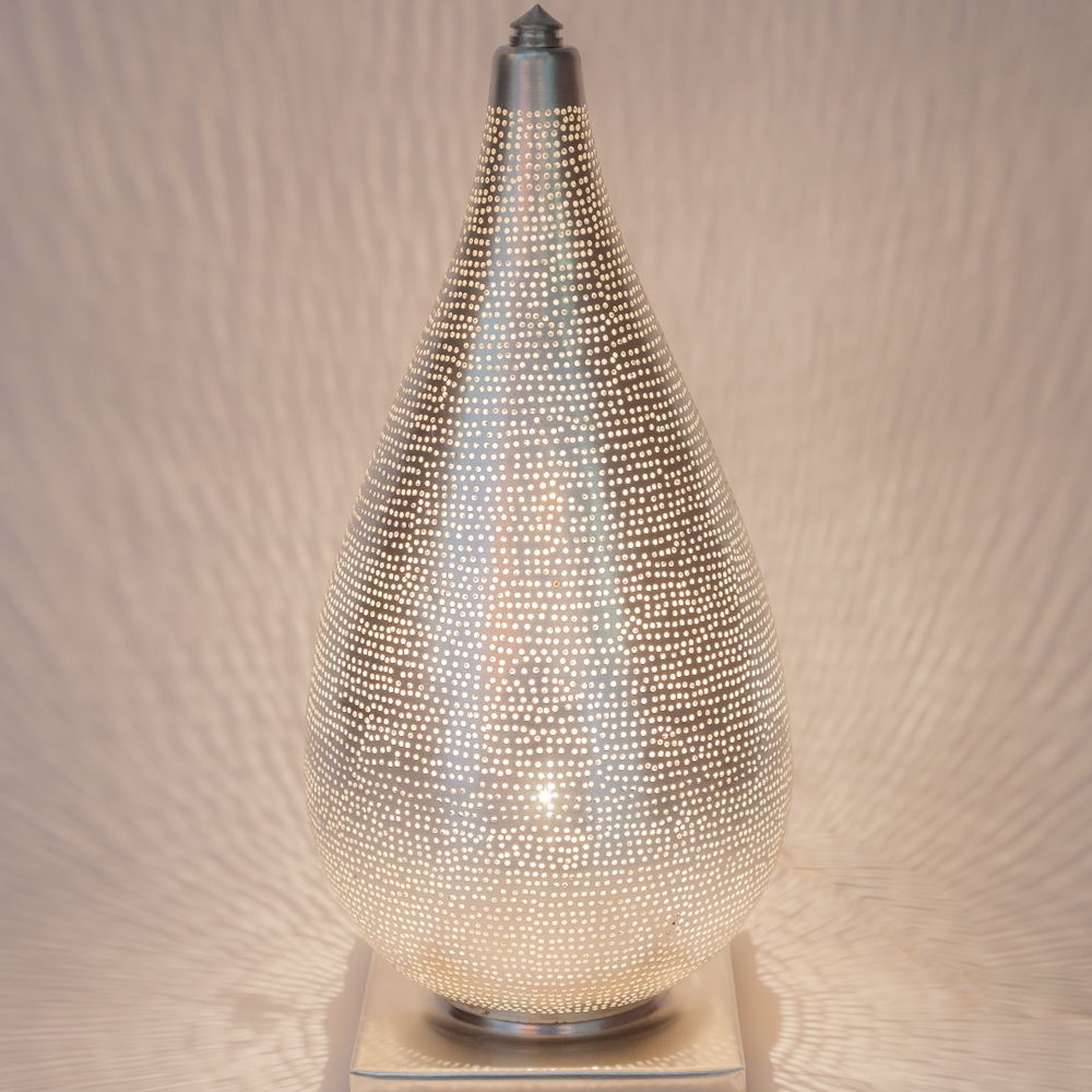 Table Lamp Elegance Filisky zilver - Tafel lampen - Stoop Furniture